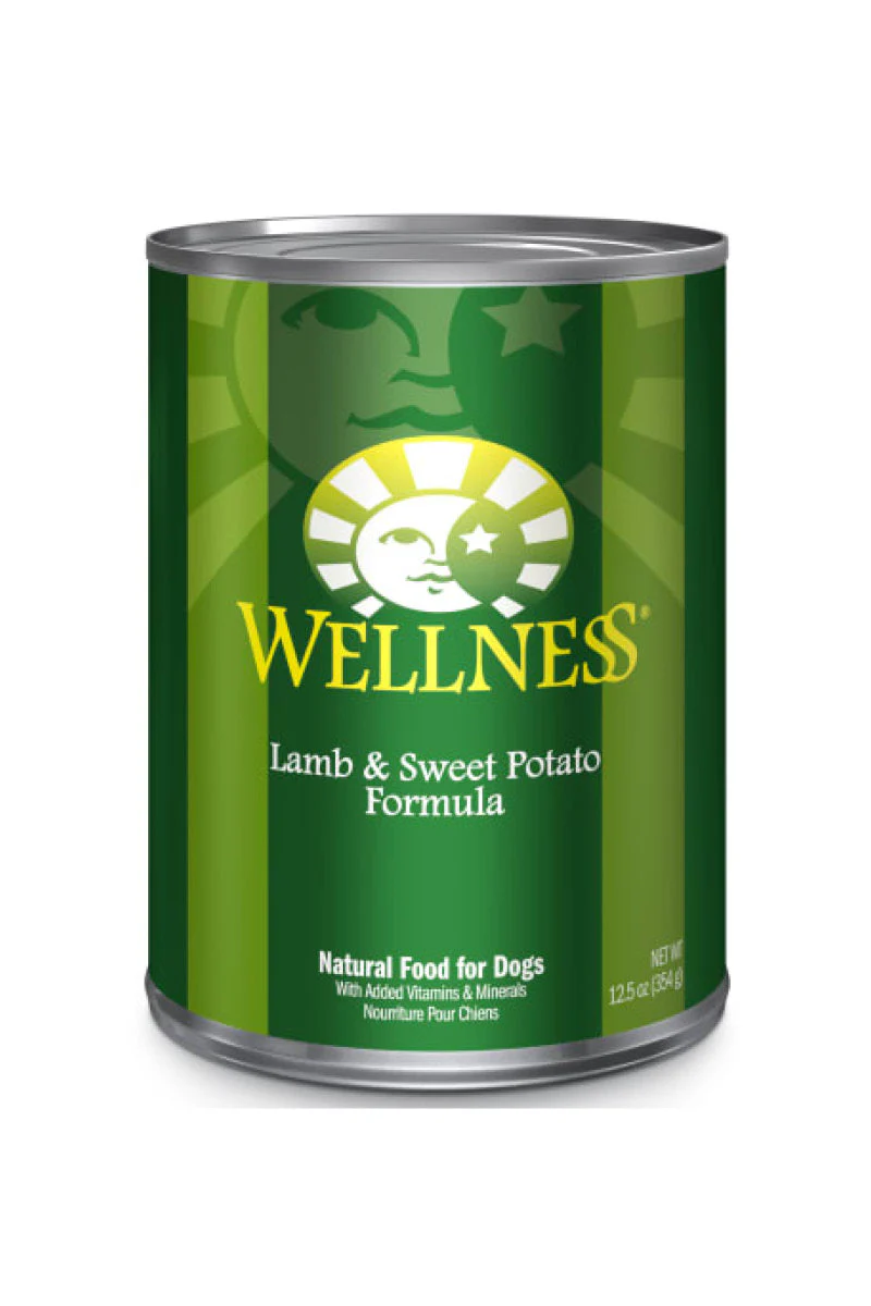 Wellness Lamb & Sweet Potato Recipe Wet Dog Food 12.5 oz