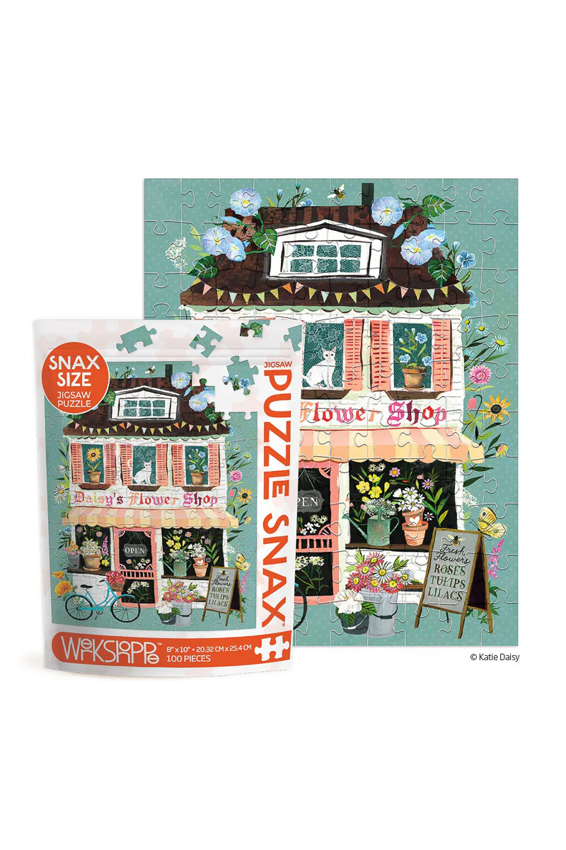 Werkshoppe Puzzle Snax Daisy's Flower Shop 100 Pieces - Image 2