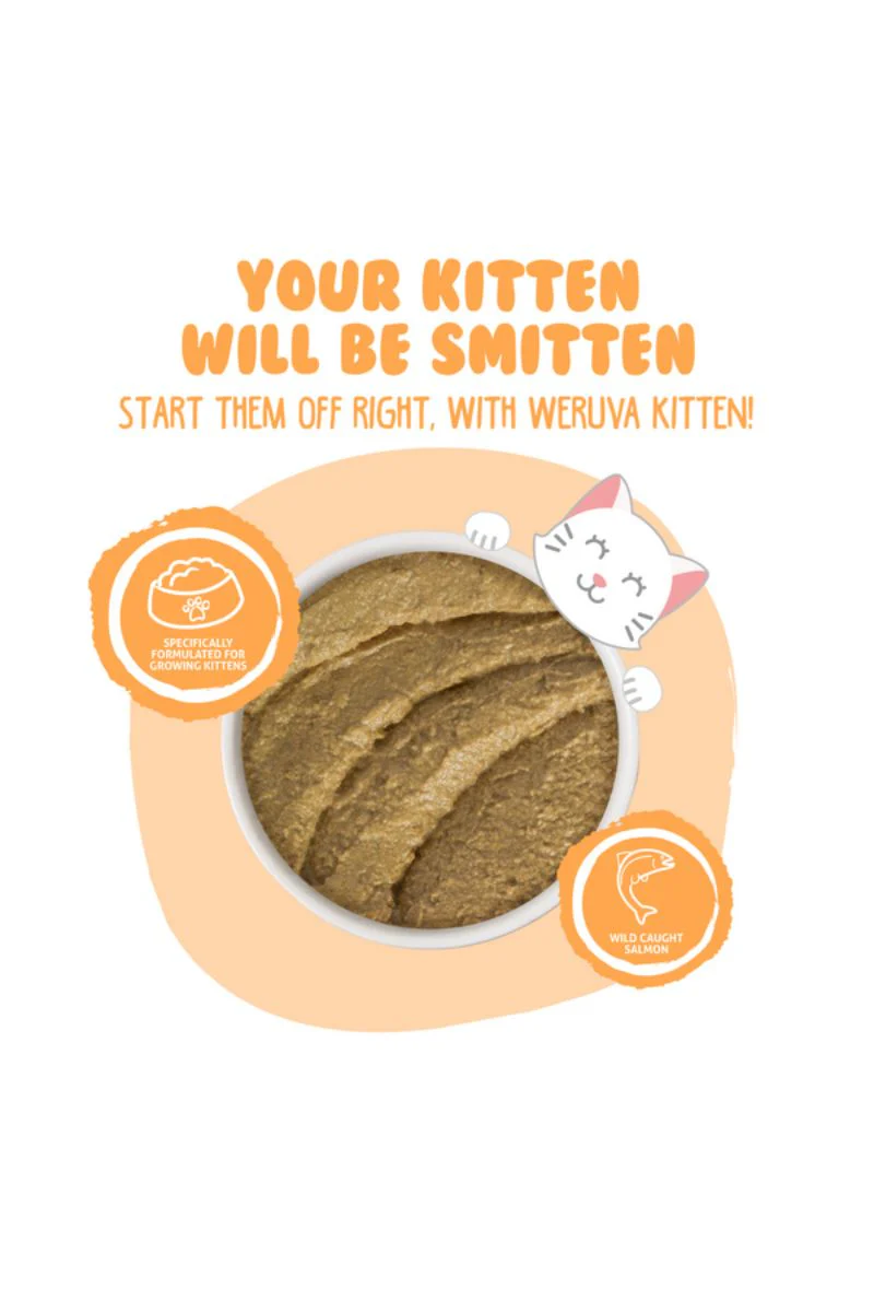 Weruva Kitten Tuna & Salmon Purée Canned Cat Food 3 oz - Image 2