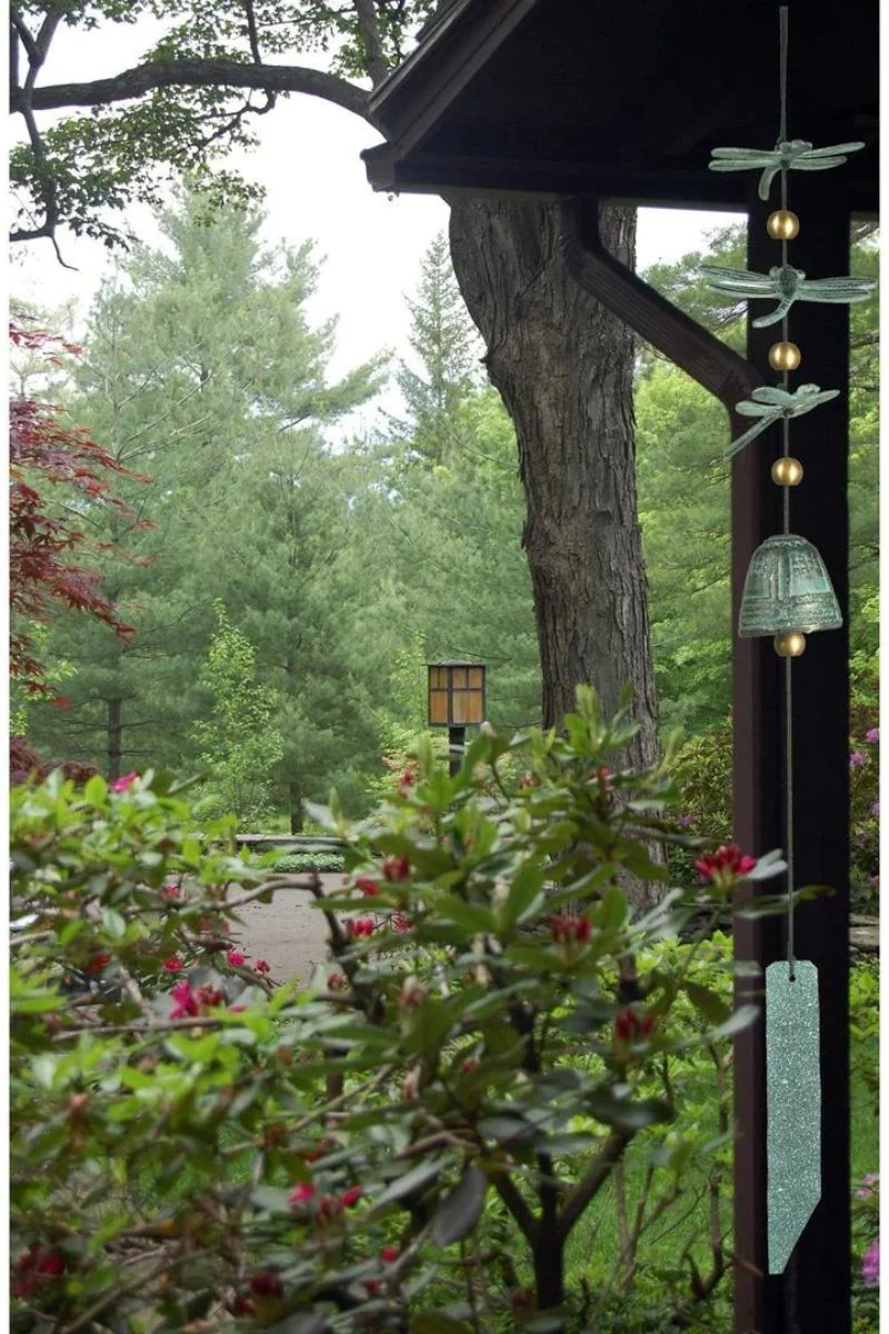 Woodstock Chimes Habitats Dragonfly Windbell Verdigris - Image 2