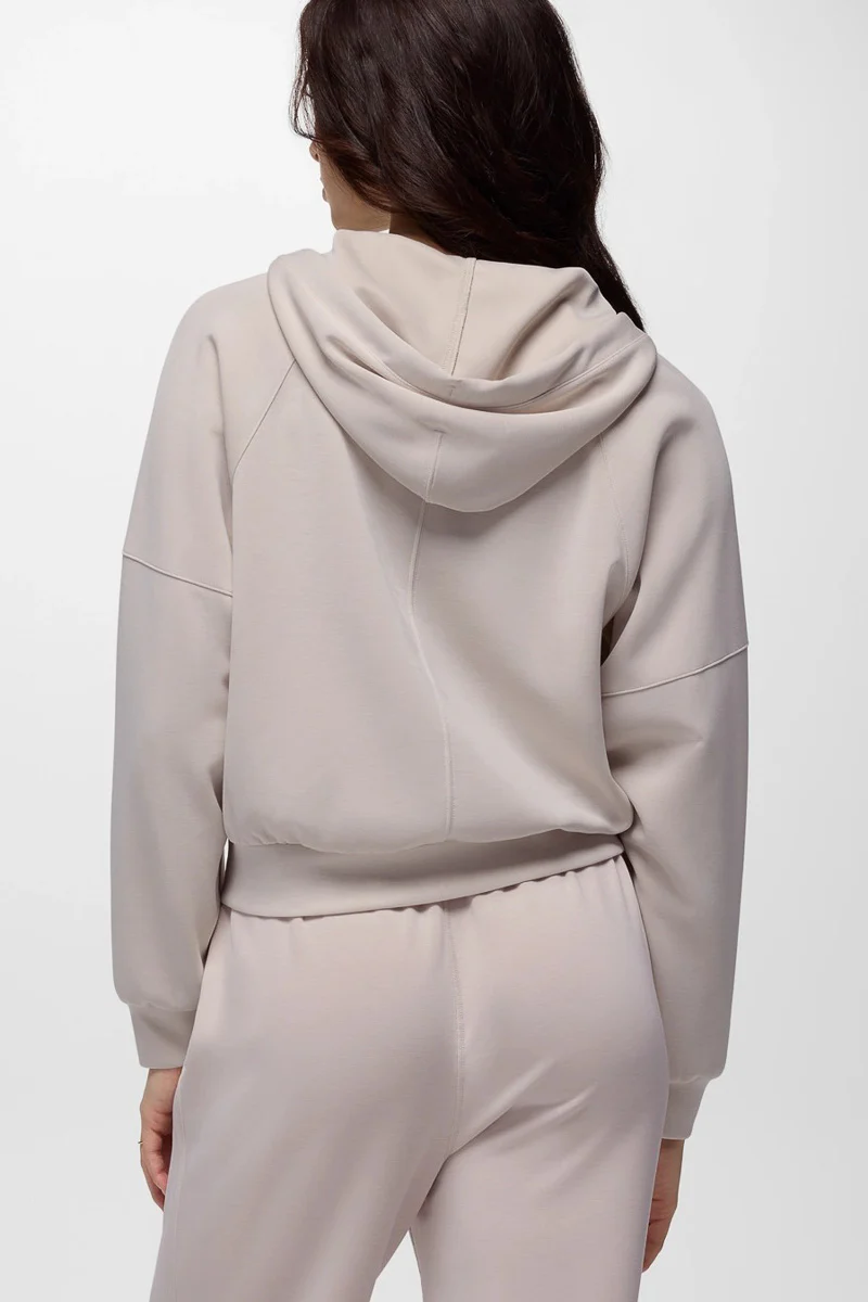Woman's Shea Full Zip Hoodie Small Almond - Image 4