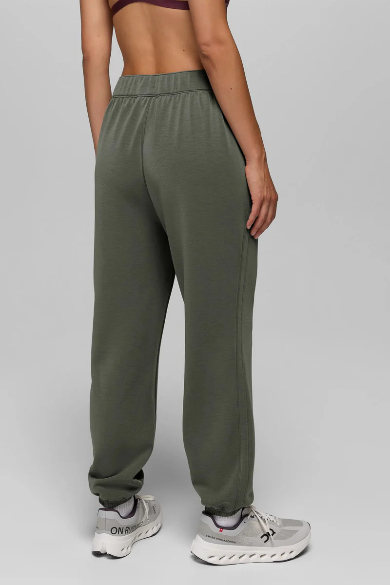 Woman's Shea High Rise Jogger Large Thyme
