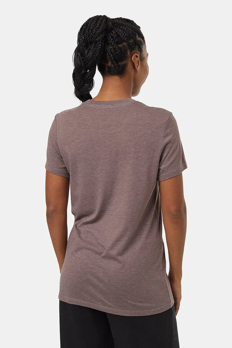 Women T-Shirt Retro Juniper Elkwood Heather/Deep Mahogany Extra Small - Image 3