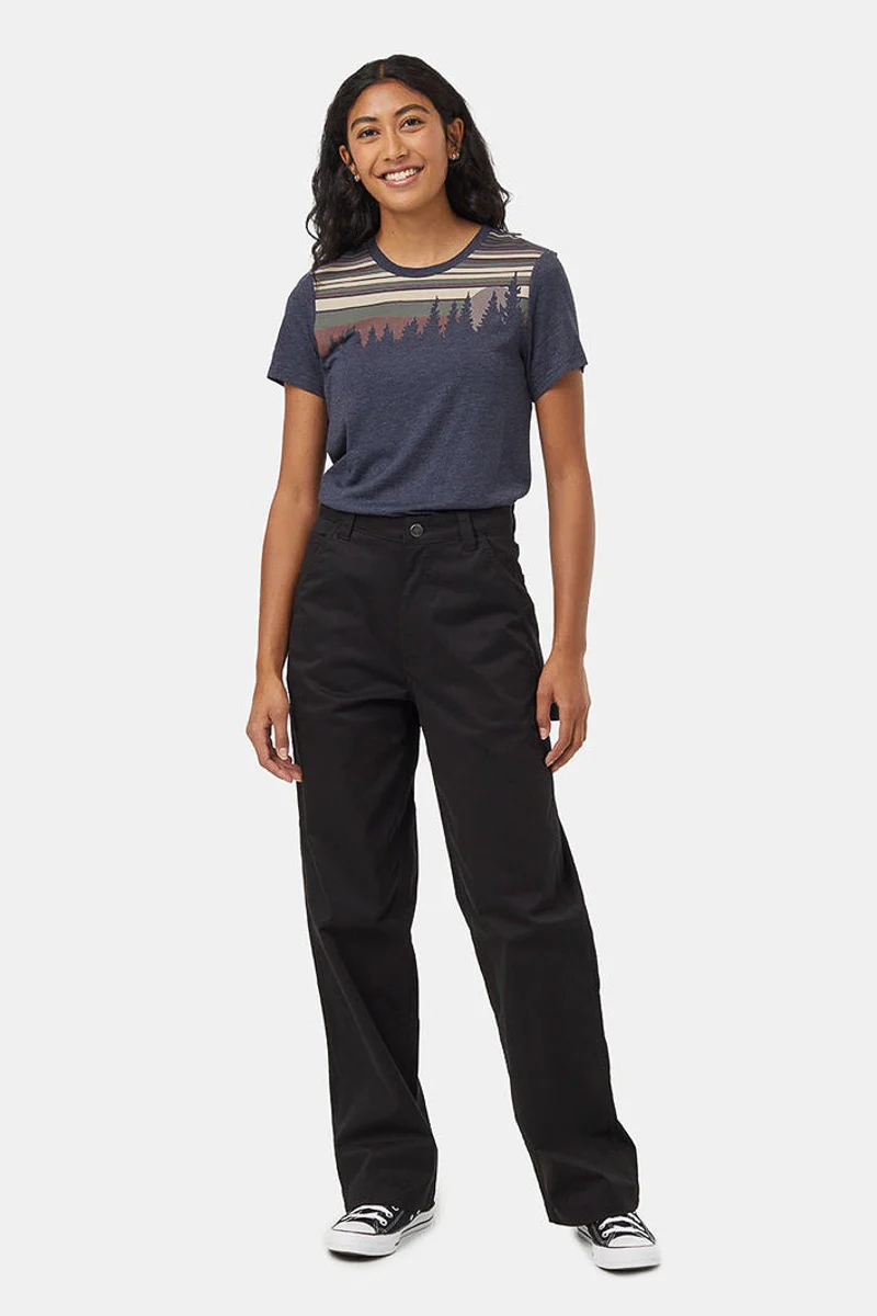 Women T-Shirt Retro Juniper Midnight Blue Heather/Mineral Medium - Image 2