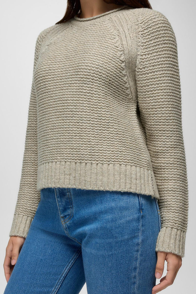 Women's Cades Cove Sweater Large Oatmeal - Image 2