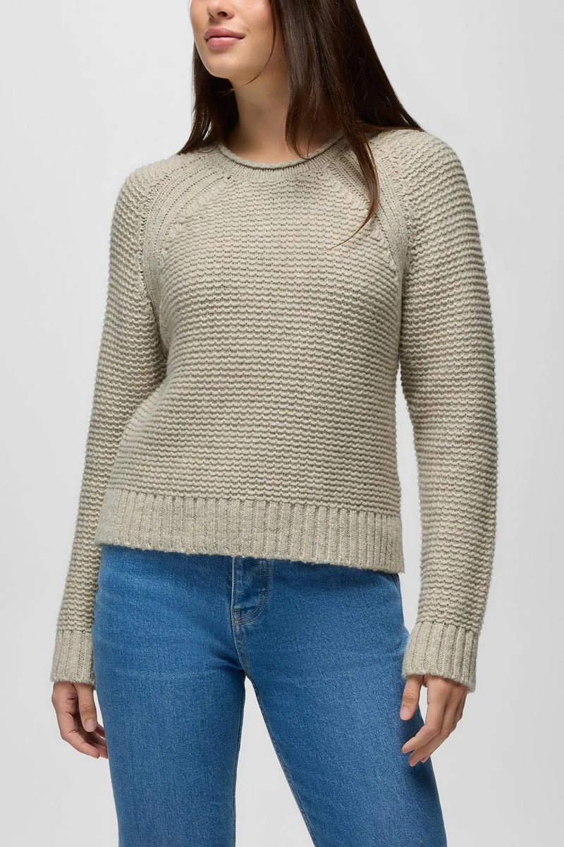 Women's Cades Cove Sweater Large Oatmeal - Image 4