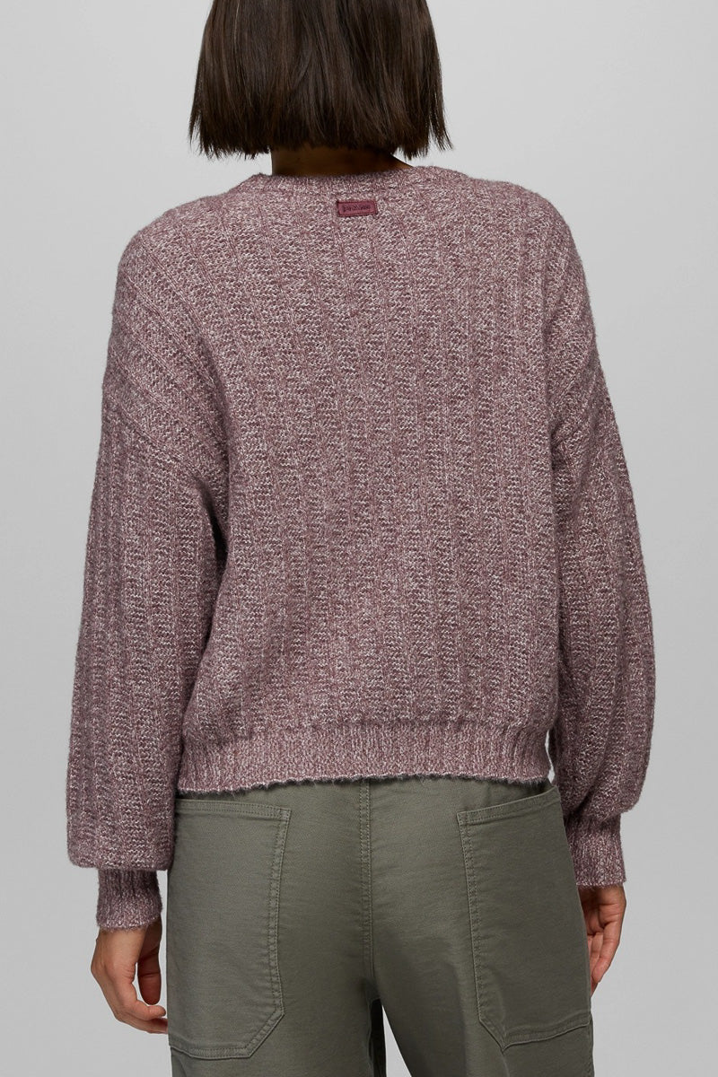 Women's Emberbrook Sweater Large Vino Heather - Image 2