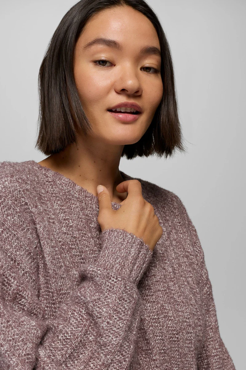 Women's Emberbrook Sweater Large Vino Heather - Image 4