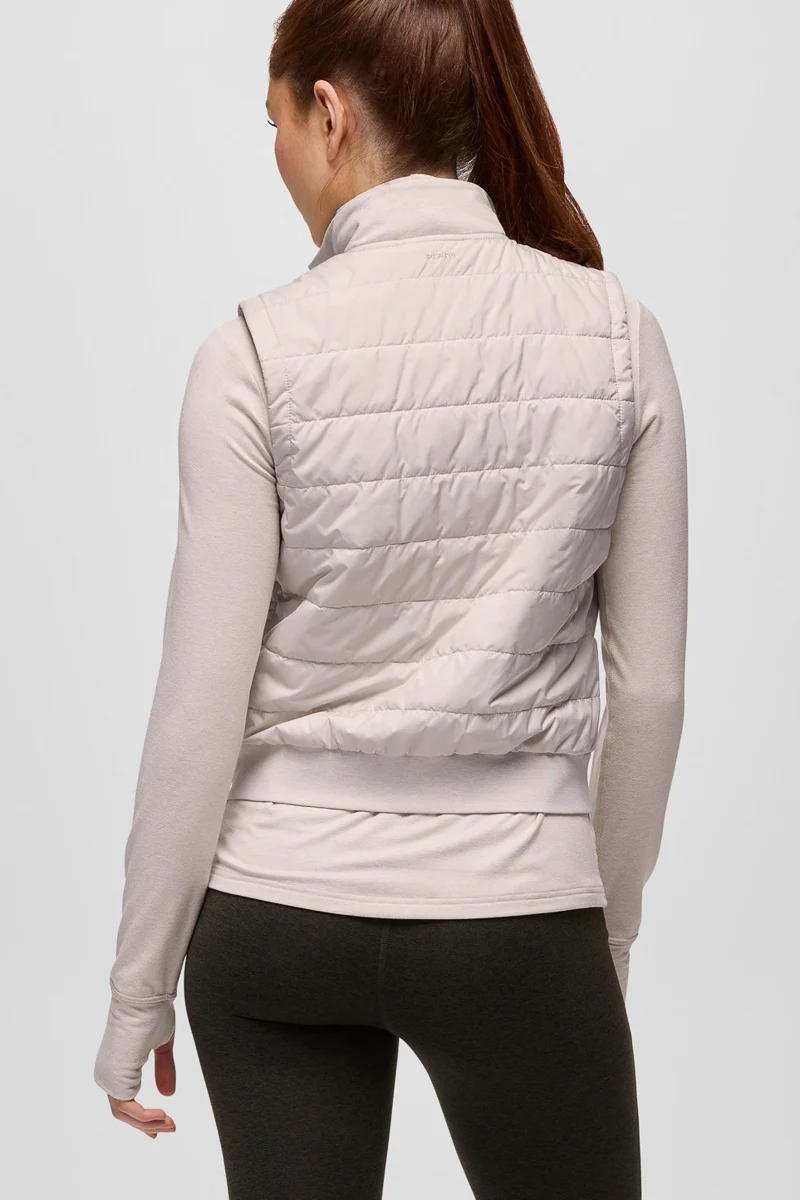 Women's Insulated Ice Flow Vest Medium Almond - Image 4