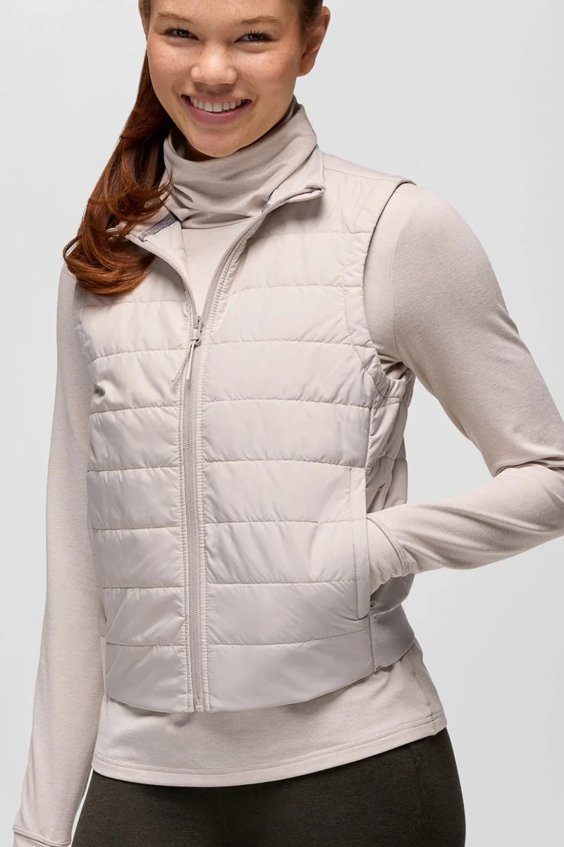 Women's Insulated Ice Flow Vest Medium Almond - Image 2