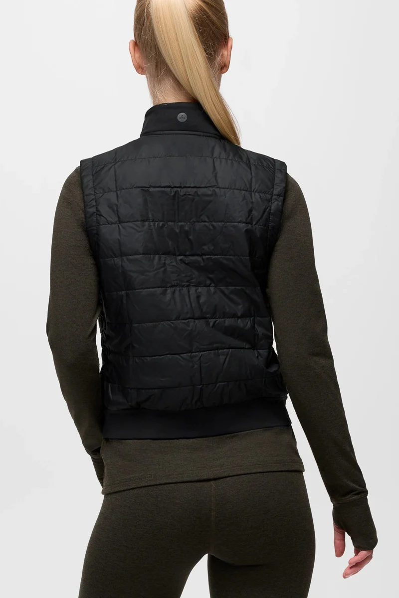 Women's Insulated Ice Flow Vest Medium Black - Image 3