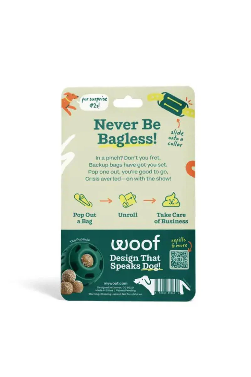Woof Poomergency Bags Forest Green - Image 2