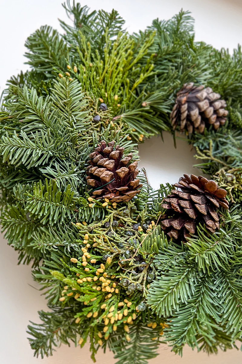 Wreath, Mixed Noble Fir 22" - Image 2
