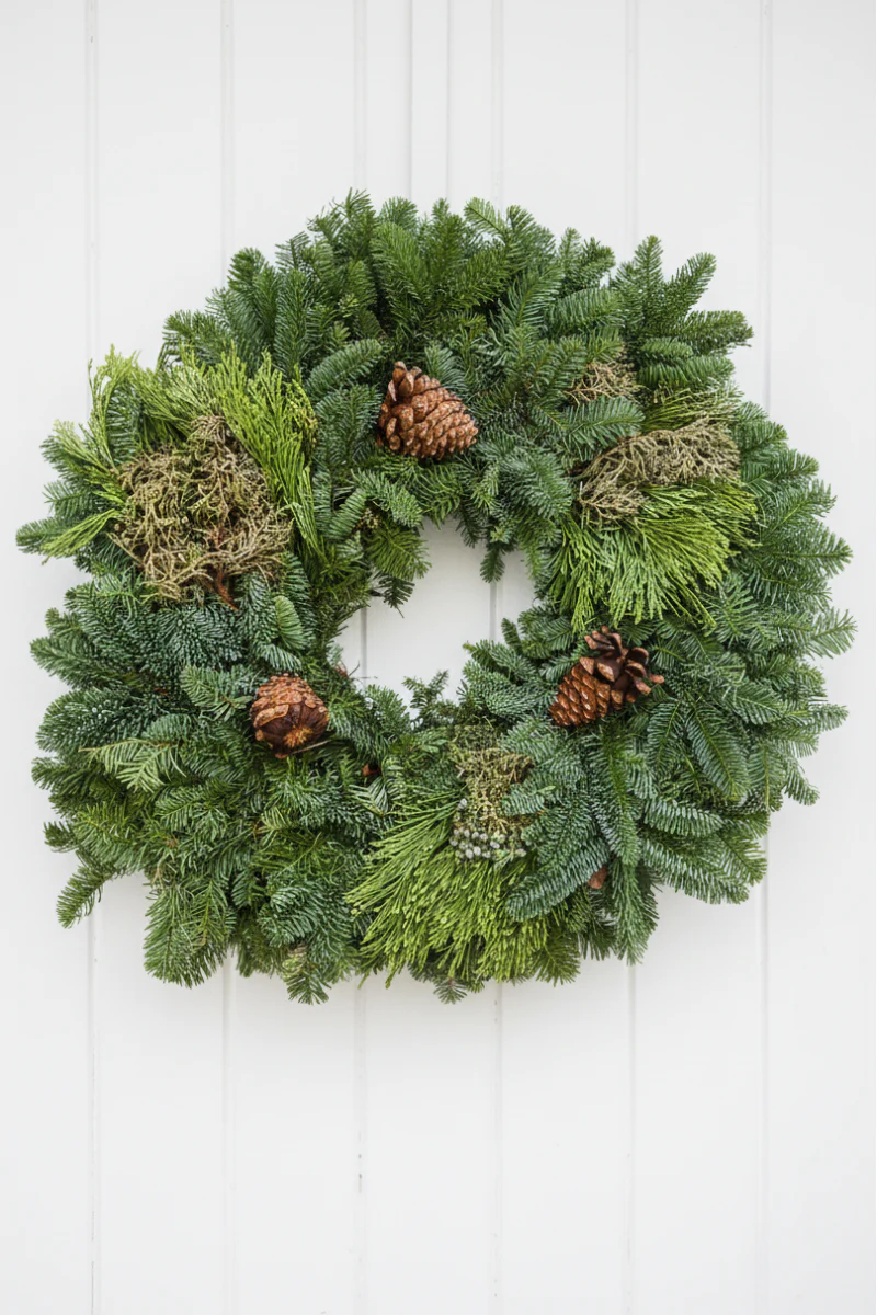 Wreath, Mixed Noble Fir 26"
